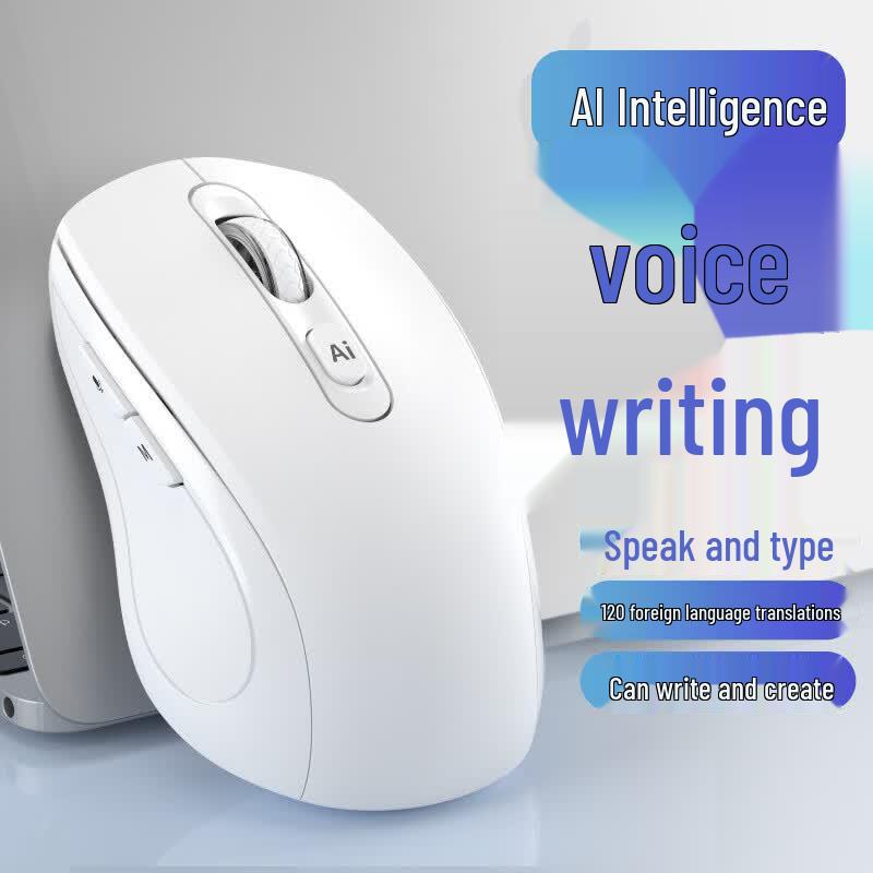 OLOEY Smart Voice Wireless Bluetooth Tri-Mode Rechargeable AI Mouse