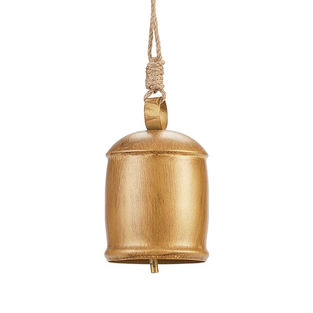 Multifunction Retro Bronze Jingle Hemp Rope Bells Christmas Ornaments Gift Wrap Loud Sound DIY Holiday Crafts Ornament