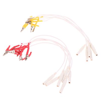 6 Stück/Los Krokodilklemmenkabel, Akupunkturnadelklemme für Elektronisches Akupunkturbehandlungsinstrument