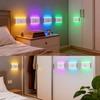 Modern Geometric Night Light With Rechargeable For Home Decor And Gifts