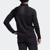 Adidas Golf Fleece Long Sleeve Polo Shirt Men tops Black FS6850