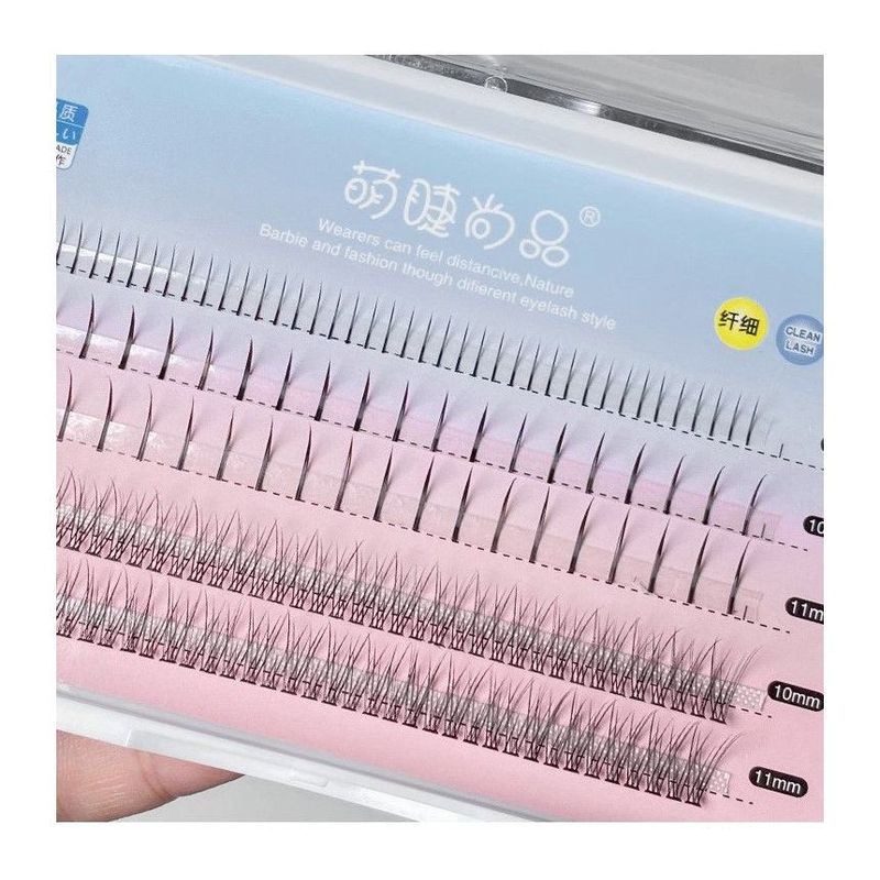 Mogugu - Natürliche, einzelne Wimpernbündel für den unteren Wimpernkranz