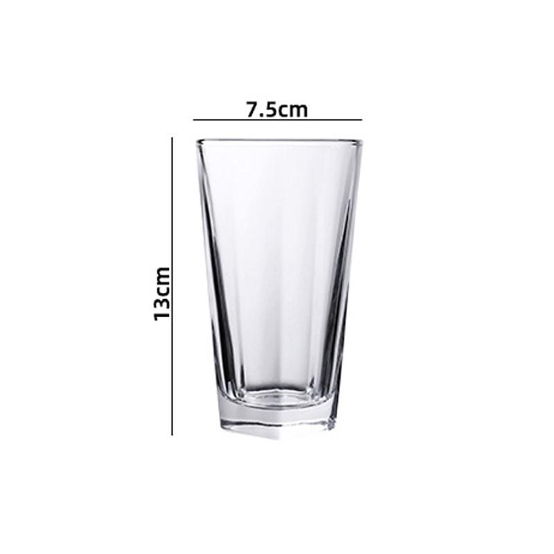1pcs Creative Nordic Water Cup Classical Whiskey Glass Thick Bottomed Glass Juice Beverage Cups Bar Transparent Cocktail Glass