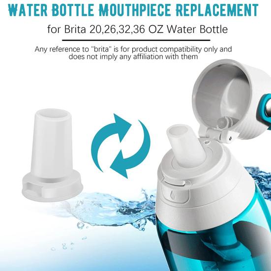 2Pcs Bite Valve Replacement Leakproof Filtered Water Bottle Silicone Bite Valve for Brita