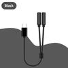 Type C To 3.5mm Extension Cable Double Female To Double Female Portable for Headphone Mobile Phone Enhances Sound Output