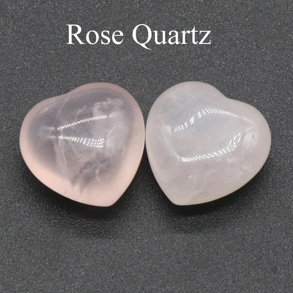 2 bucăți mini energie din piatră naturală ornament de inimă, cristal vindecător Reiki agat sodalit ametist jad piatră prețioasă decor pentru casă bijuterii cadouri 15 mm