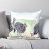 Guineafowls Are Back Pillowcase Polyester Linen Velvet Printed Zip Decorative Pillow Case Sofa Cushion Cover X