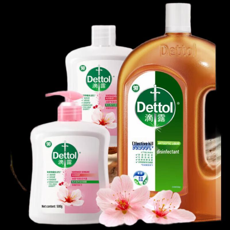 Dettol Antibacterial Hand Wash & Disinfectant Set