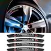 Car Hub Decoration Labelling Tire Rim Modification Scratch Cover Emblem Badge Sticker 3D Personality Metal Sticker Universal