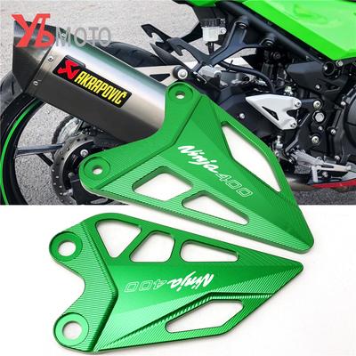 Για Kawasaki z400 ninja 400 Ninja400 2018- 2022 2023 Μοτοσυκλέτα Αλουμινίου Προστατευτικό Πλάκας Φτέρνας Προστατευτικό Πεντάλ Βάση Φιλμ