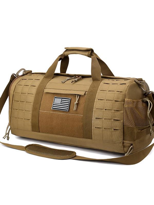 Unisex Large-Capacity Sports Shoulder Bag with Shoe Compartment - Gym, Travel, and Fitness Handbag