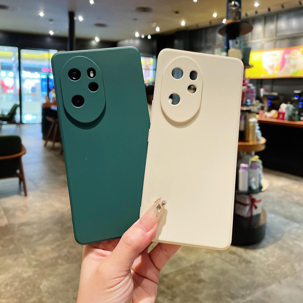Applicable to Honor 100 matte TPU straight edge protective case Honor X40i Huawei magic5 Rubik's Cube silicone mobile phone case