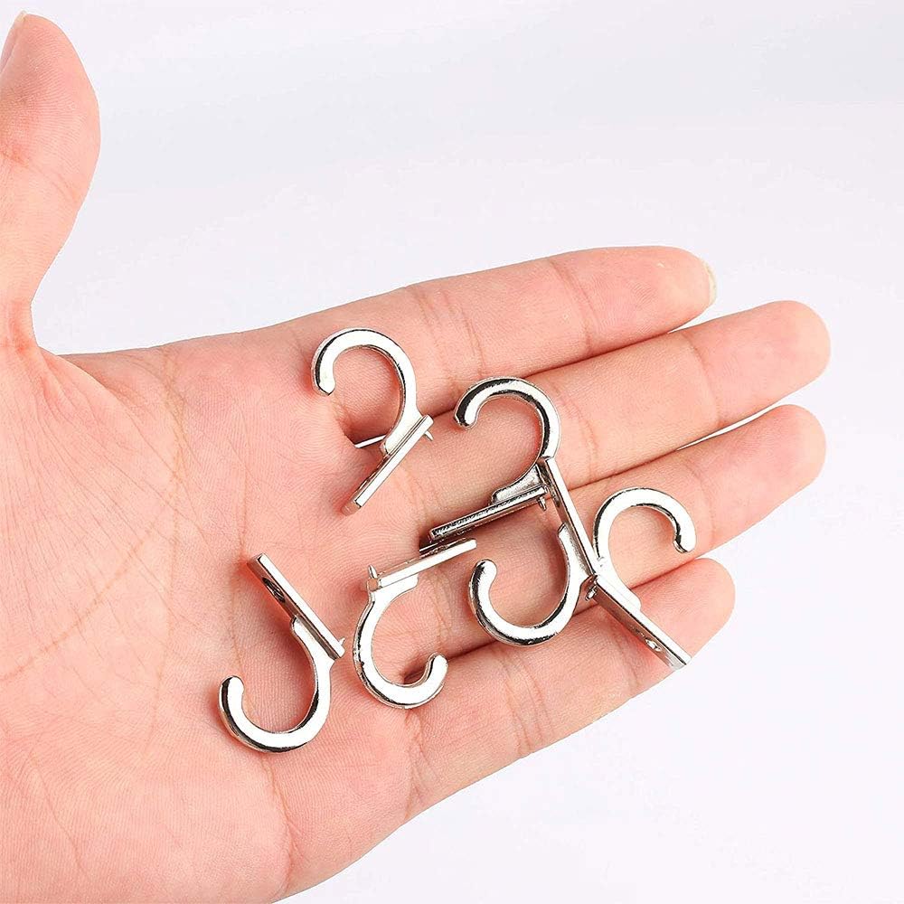 30 Pcs Zinc Alloy Wall Mounted Single Hook Small Coat Hooks for Hats Towels Keys Scarves Jewelry Dresses with Screws (Green Bronze+Gold+Silver)