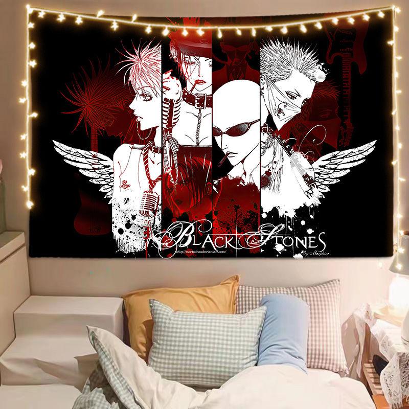 Popular Japanese Anime Poster Tapestry NANA Wall Hanging Cloth Bedroom Aesthetic Home Decoration Birthday Banner Wall Art Decor