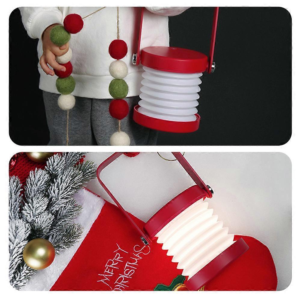 Unique Lantern Shaped Led Lamp Foldable Design Rechargeable Camping Lantern Night Light for Outdoor Camping