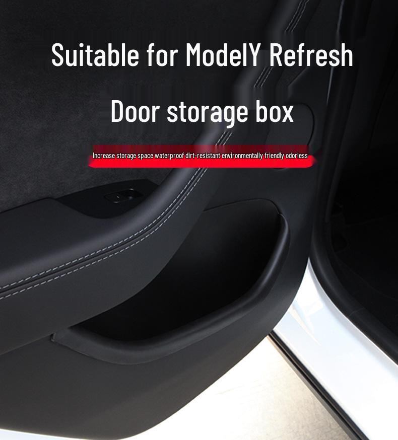 Tesla Model Y Door Recess and Interior Storage Boxes