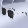 Vintage Retro Rimless Square Sunglasses Women Stylish Frameless Square Sun Eyeglasses Female Shades Classic Gradient Color Glasses UV400