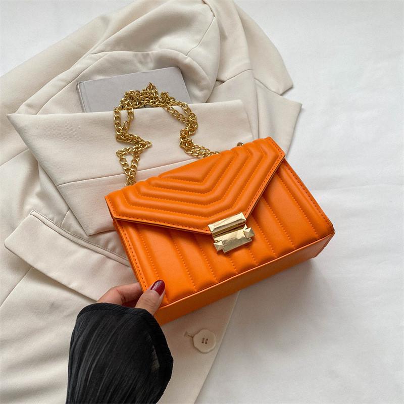 Trendy Rose Pink Chain Bag For Women Versatile Chic Casual Shoulder Handbag For Daily Use