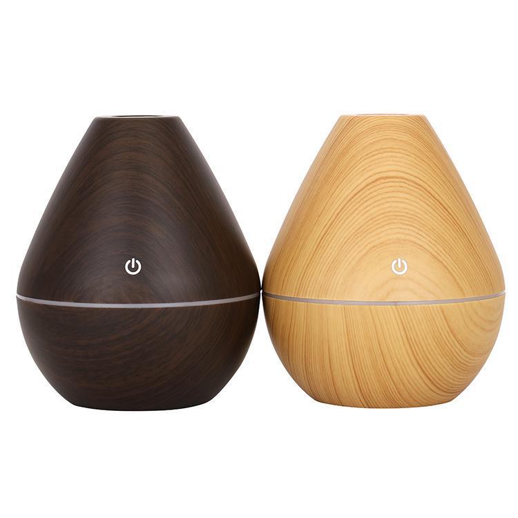 Creative USB Fog & Wood Grain Aromatherapy Humidifier with Custom Logo Option