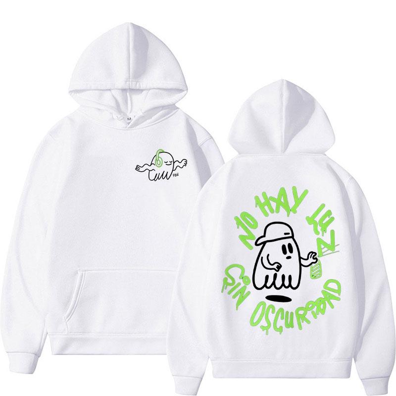 Rapper Feid Ferxxo Mor No Le Temas A La Oscuridad Hoodies for Men Women Fashion Vintage Hoodie Casual Fleece Pullover Sweatshirt