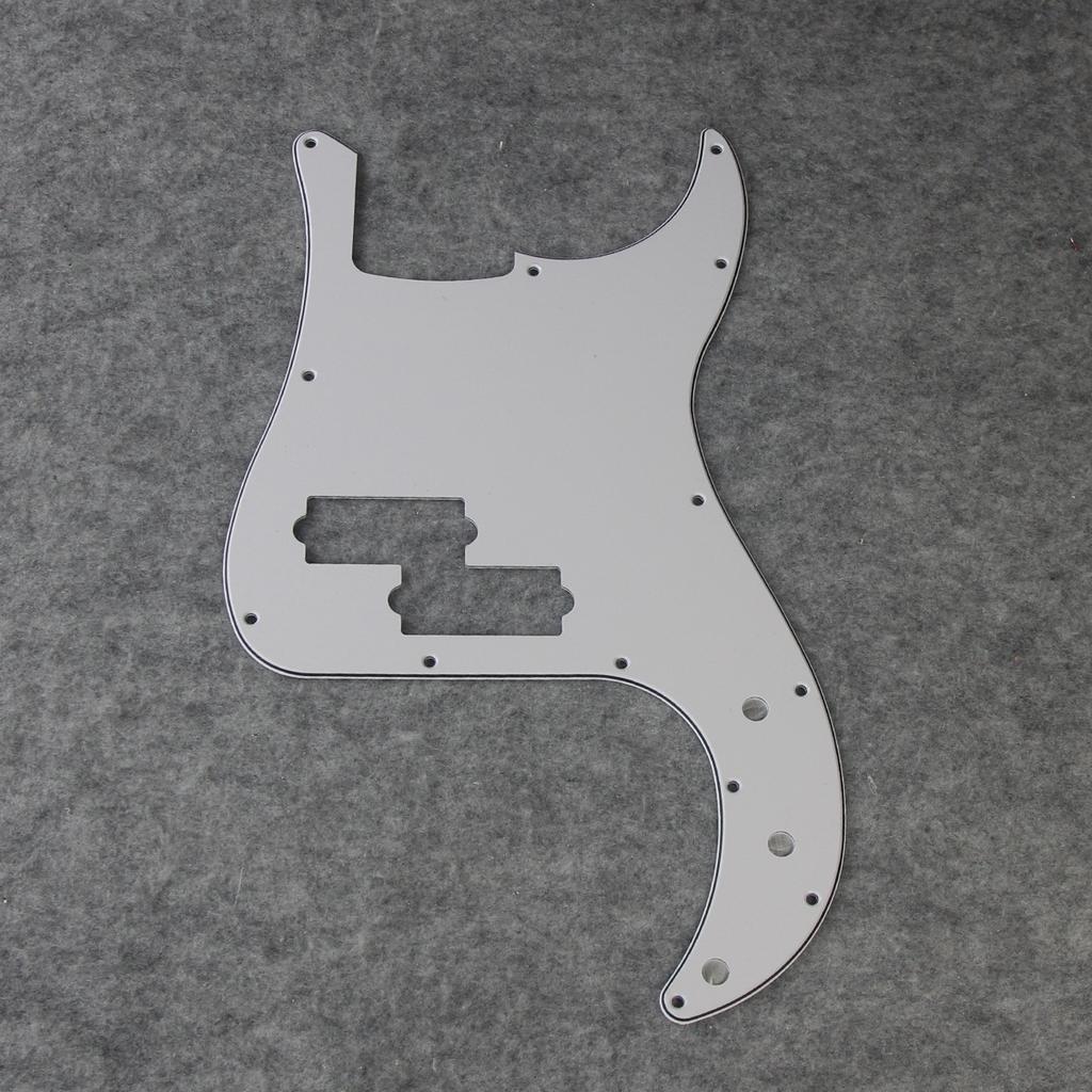 FLEOR 1PCS PB Bass Pickguard Bass 4 Strings PB Bass Scratch Plate 13 Holes with Pickguard Screws