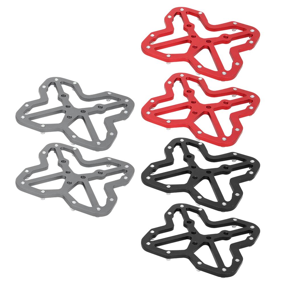Lightweight Clipless Pedal  Adapters Bike Pedal Wear Resistant Bike Treadle Riding Road Bike for Mountain Bike Cycling
