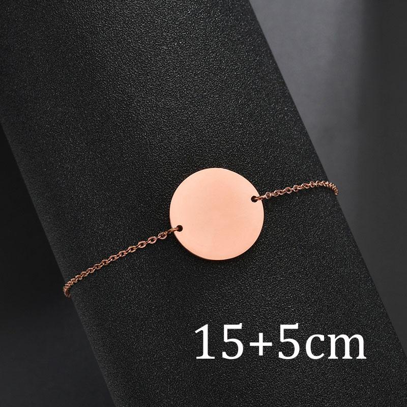 Atoztide Personalized Engrave Name Date Bracelet Set Stainless Steel For \Women Men Adjustable Link Cuban Chain Jewelry Gift