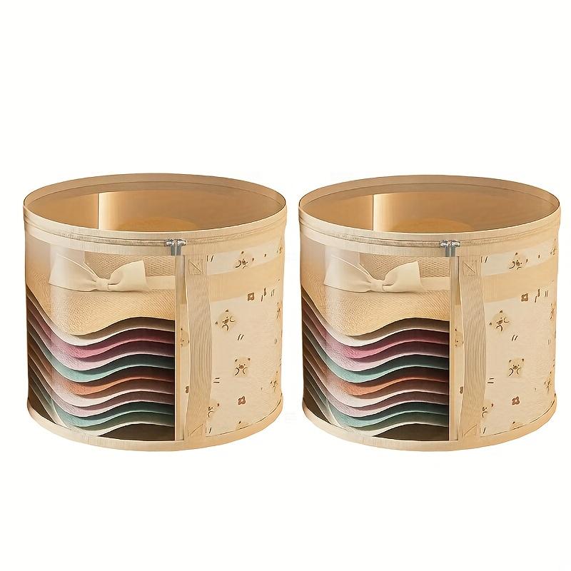 

1pc Hat Storage Box Beach Hat, Wide Brimmed Hat, Sun Hat, and Hat Storage Box Travel Wardrobe Accessories