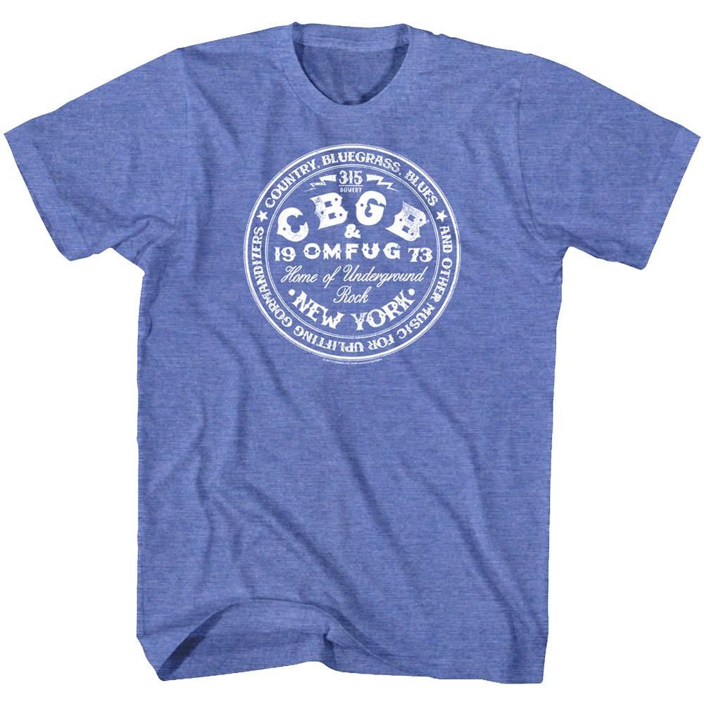 CBGB OMFUG 315 Bowery NYC Logo Men's T Shirt Home of Underground Rock Punk Merch