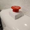 Distinctive Eye-Catching Toilet Tank Press Button Rocket Launch Shaped Button Home Use