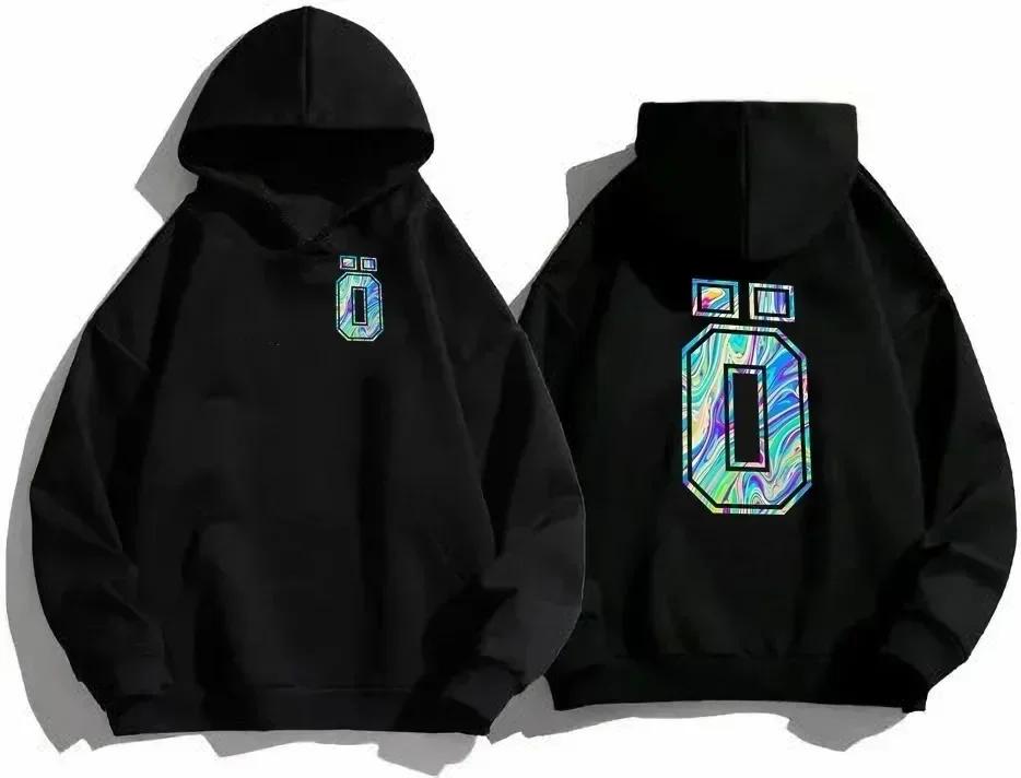 For the 2025 New Long-sleeved Printed Top for Men and Women, Choose Streetwear As a Couple's Hoodie