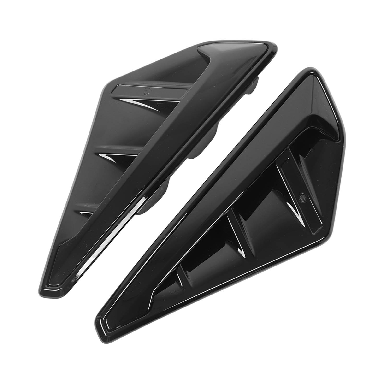 2pcs Gloss Black Side Air Duct Vent Trim Covers Wing Grille Air Intake Panel for X5 G05 2019‑2022
