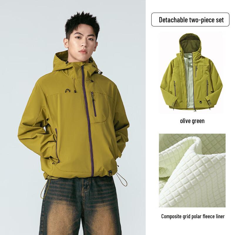 TP8312 Unisex 3-in-1 Lightweight Hardshell Jacket XS