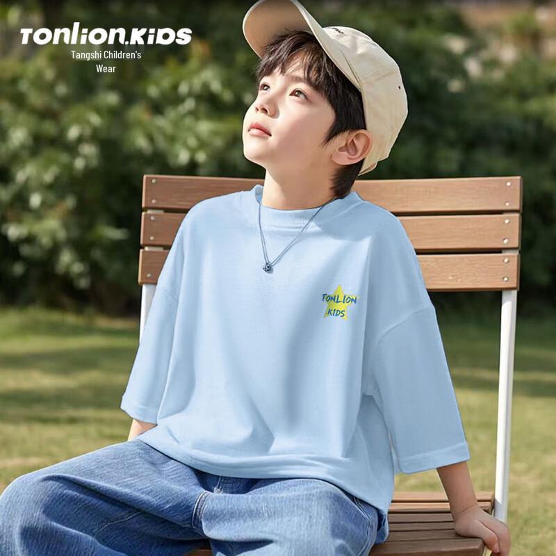 Tangshi Boys 2026 Summer Short Sleeve T-Shirt XL