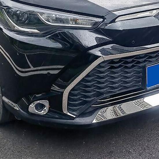 Front Fog Light Lamp Cover Trim For Toyota Corolla Cross Hybrid 2022-2023