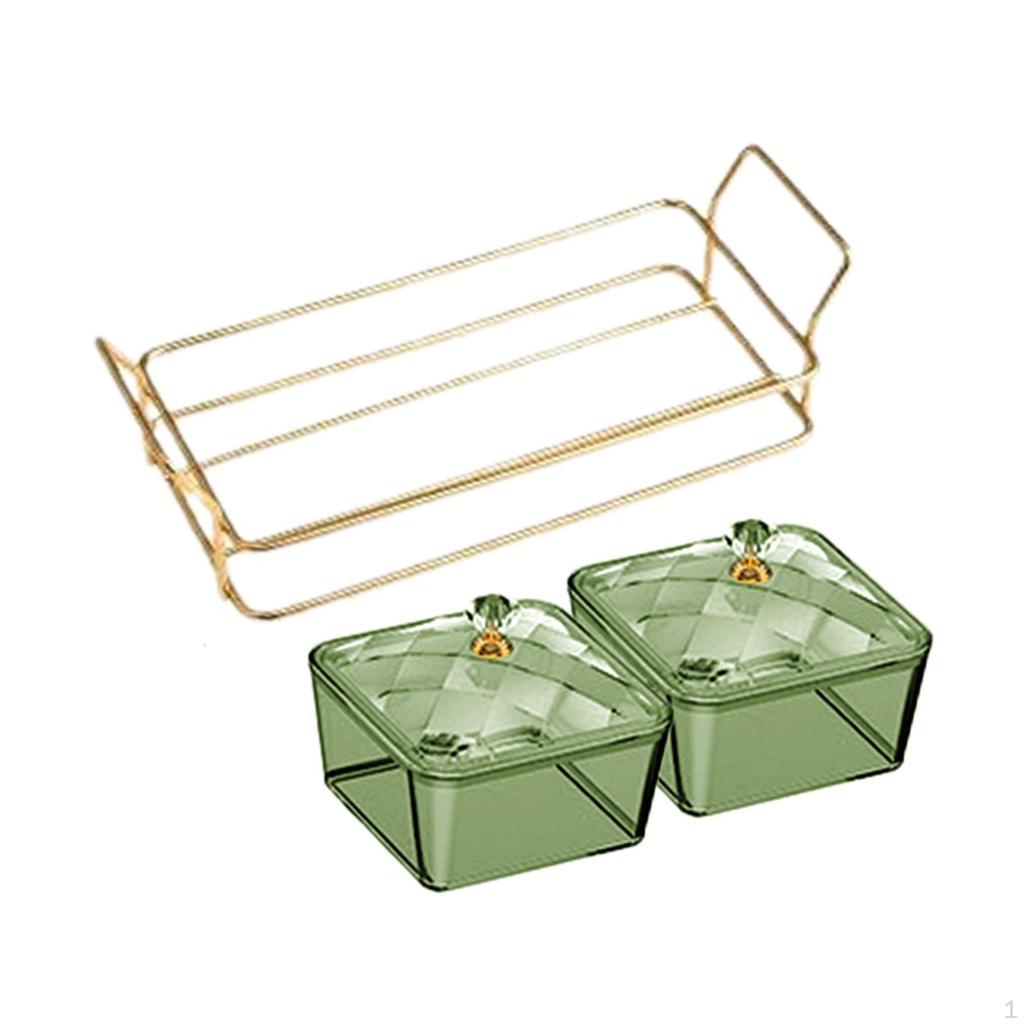 Dried Fruit Tray Food Storage Box Container Snack Serving Plate Divided for Office And