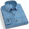 Men's Long Sleeve Shirt Non Ironing Plus Size Plaid Stripes Business Casual Dress Shirt Stylish Office Wear For Elegant Men