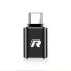 For Volkswagen VW 1Pcs USB To Type-C OTG Adapter USB Female Converter Phone Charger For VW Golf 7 MK7 Golf 6 MK6 Golf 5 Jetta Tiguan Polo CC