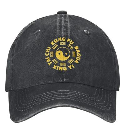 KUNG FU Tai Chi Kappe Xingyi Bagua Symbol Trendige Damen Herren Trucker-Kappe Sonnenschutz Laufen Hippie Baseballkappen Geschenk