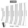 313mm/324mm Stainless Steel Link Set Linkage Chassis Steering Rod Kit For 1/10 RC Crawler Car Axial SCX10 SCX10 II 90046 Upgrade
