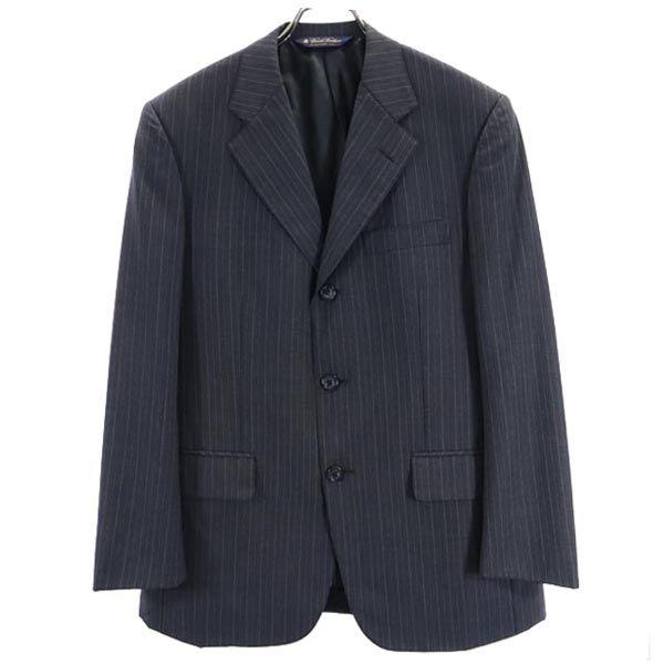 Brooks Brothers wool blend Striped Pattern suit Setup 36SHT 30W gray Men's Used