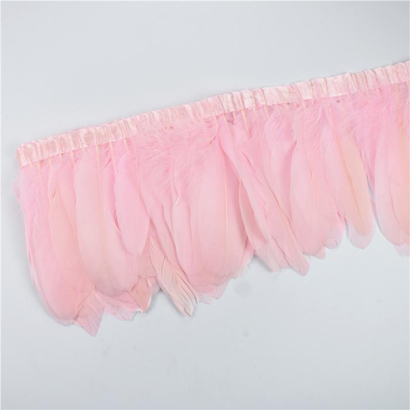 10Meters/Lot Goose Feather Trim Goose Feathers Clothing Sewing Wedding Feathers Decoration Feathers For Crafts Plumas Carnaval