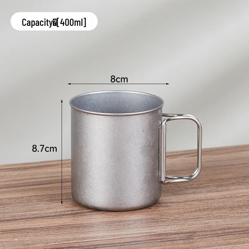 SHANGQI Retro Stainless Steel Camping Mug