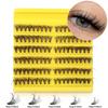 D Song Single Cluster False Eyelash Extension Set, Japanese And Korean Diy Segmented Natural Thick Hair Portable