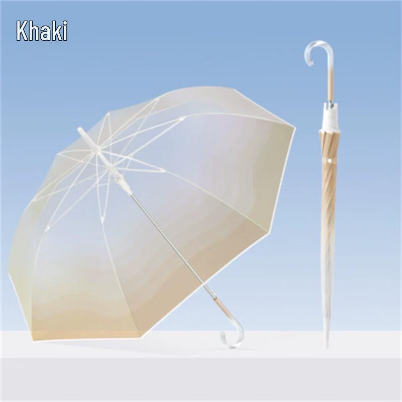 

Transparent Gradient Long Handle Umbrella