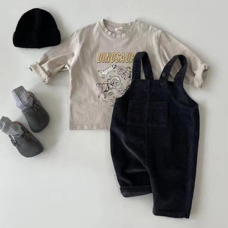 Children's Clothing for Infants Young ChildrenFashion Paired Corduroy Casual Overalls for Both Boys and Girls