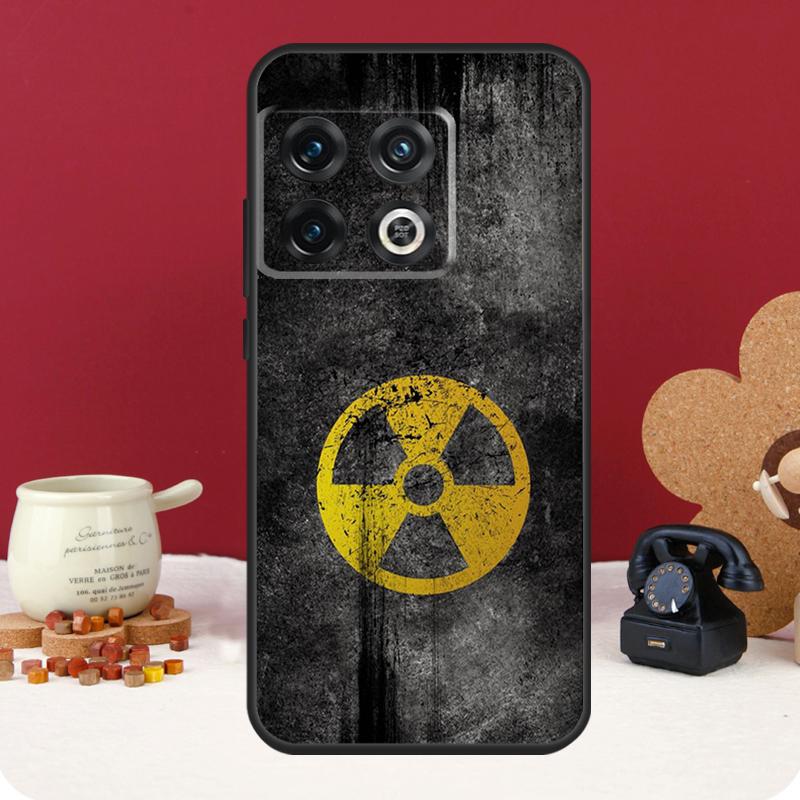 Nuclear Radiation Emblem Cover For OnePlus Nord 4 CE 3 2 Lite N30 N20 N10 OnePlus 10T 8T 13R 12R 13 12 11 10 Pro Case