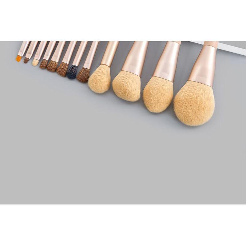 Pinselstrich der Schönheit - Set mit 12: Make-up Pinsel