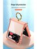 Samsung Z Flip4 Ultra-Thin Acrylic Case with Ring Holder and Screen Protection