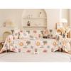 Fleece Sofa Cover Towel Winter Thickened Fleece Sofa Cushion Cartoon Style Leather Sofa Cover